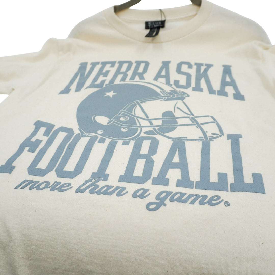 Nebraska Football Helmet Long Sleeve Shirt | Multiple Sizes | Lux by Leslie