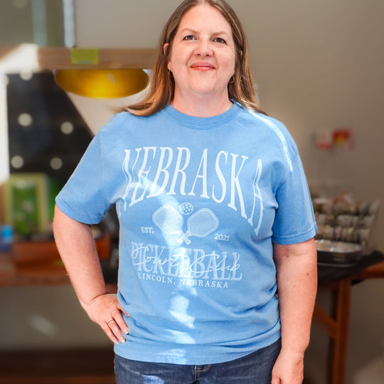 Nebraska Pickleball T-Shirt | Lux by Leslie