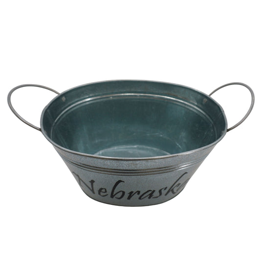 Nebraska Tin Tub | Multiple Colors & Sizes | RCK Creations & More