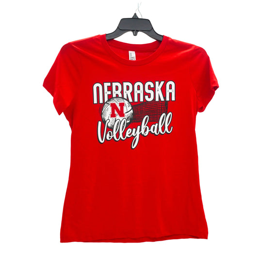 Nebraska Volleyball Women's T-Shirt | Red | Multiple Sizes | Lou's Sporting Goods | 25N15DM104L