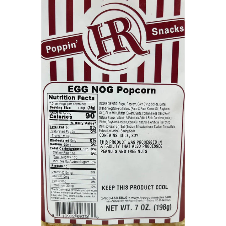 Egg Nog Popcorn