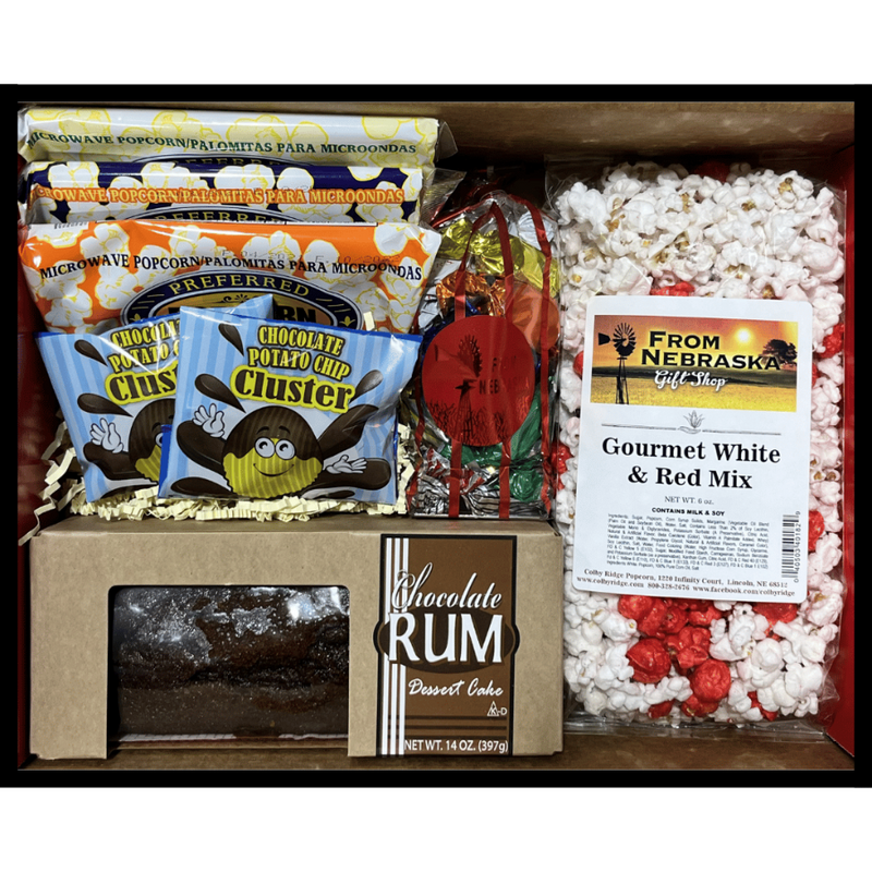 Nebraska Gift Box | No Place Like Nebraska Treats | Holiday Gift Box | Nebraska Food Assortment Box | Shipping Included