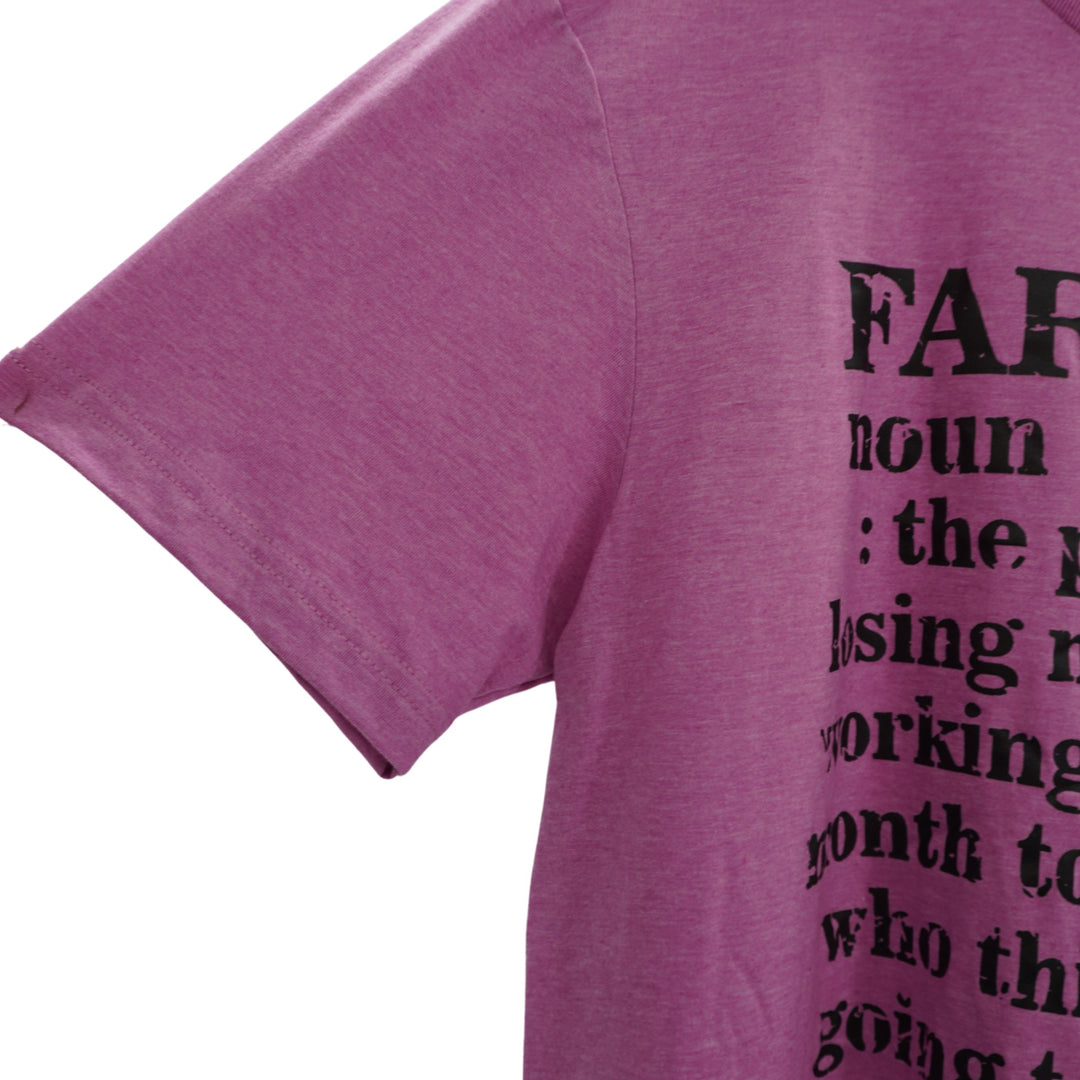 Farming Noun T-Shirt | Heather Steel Blue | Pretty and Fabulous