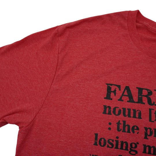 Farming Noun T-Shirt | Heather Steel Blue | Pretty and Fabulous