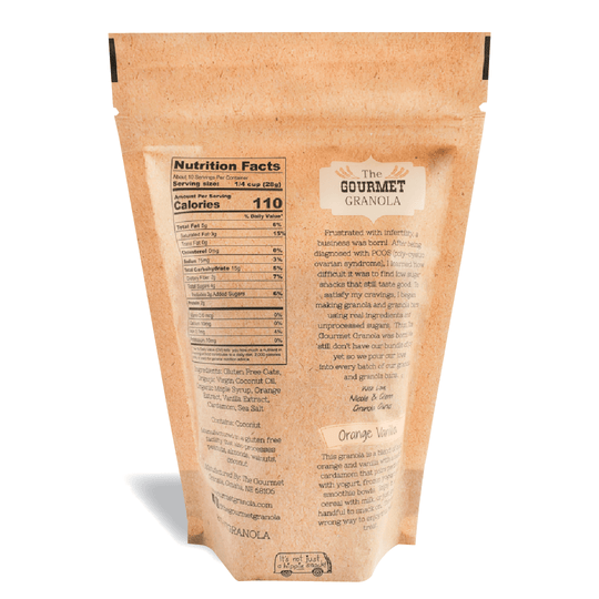 Orange Vanilla Granola | The Gourmet Granola