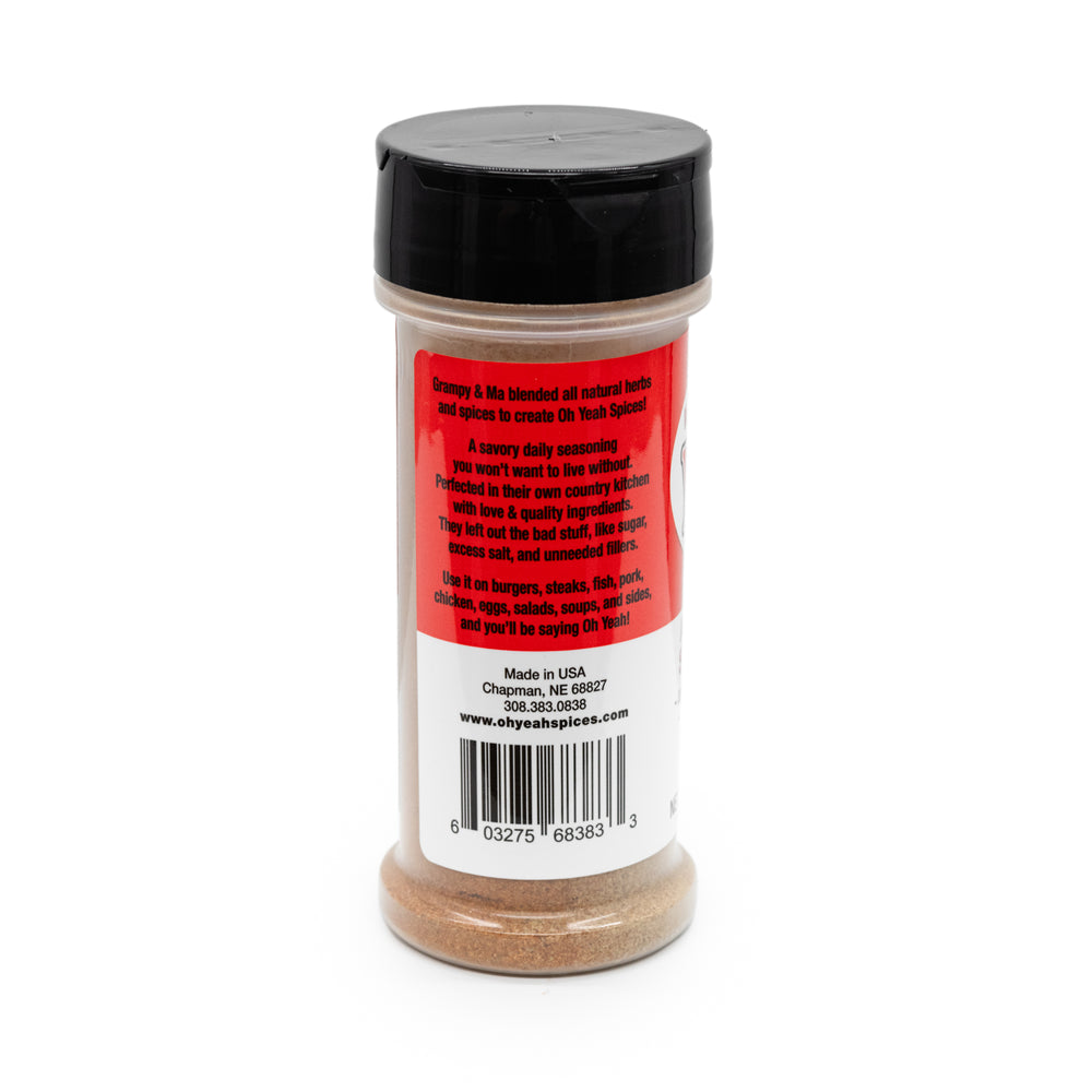 Hot All Natural Spice | 3.5 oz. Bottle | 12 All-Natural Herbs | Low Sodium | Gluten and Sugar Free | A Taste of Nebraska | No MSG or GMOs | Great for Meat, Veggies, Soups, Cheeses, and Pizza | Packed With Flavor | Delicious and Nutritious