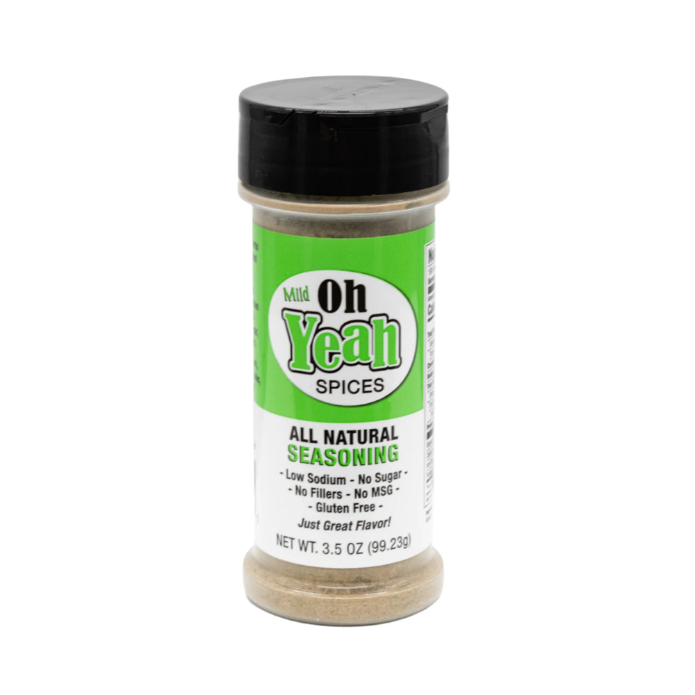 Oh Yeah Plus | Pack of 3 | 3.5 oz. Bottle | 12 All Natural Herbs and Spices | Low Sodium | Sugar Free |  Steak, Chicken, Or Veggie Seasoning | Adds Richness to All Meals | No MSG or GMO | Healthy Spice Alternative | Nebraska-Made Seasoning