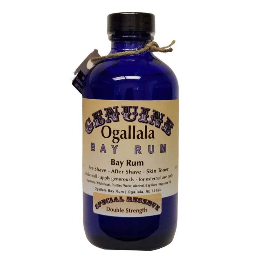 Ogallala Bay Rum: Bay Rum After Shave on a white background