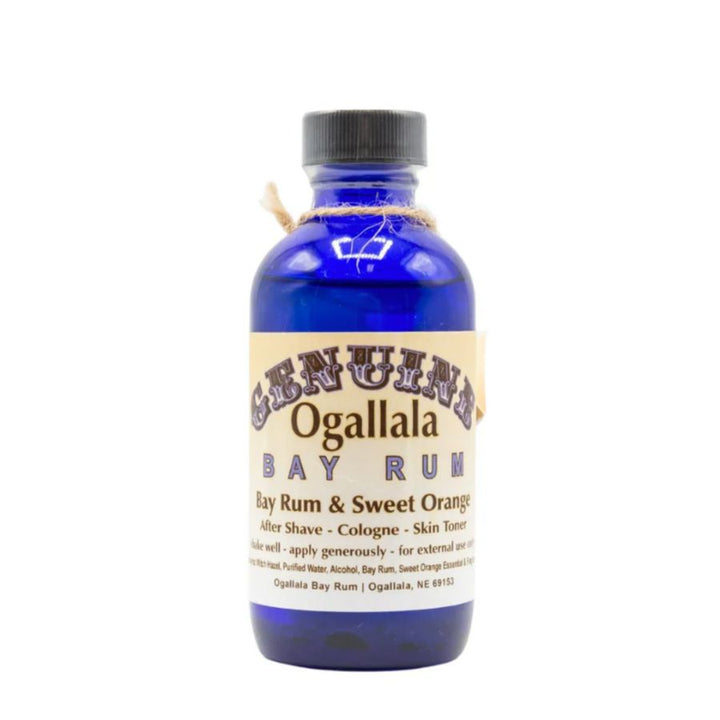 Ogallala Bay Rum: Bay Rum & Sweet Orange Cologne/Aftershave on a white background