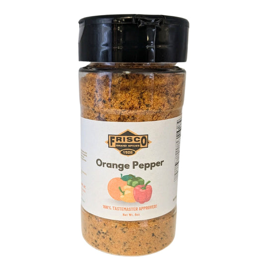 Orange Pepper Seasoning | 6 oz | Frisco Brands