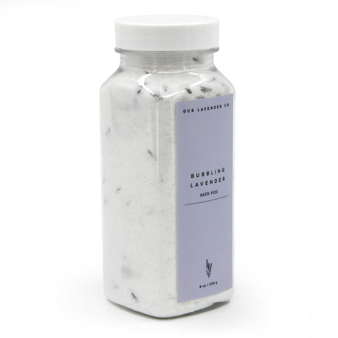 Lavender Bath Fizz | 8 oz | Our Lavender Co