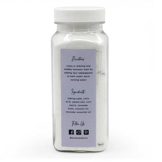 Lavender Bath Fizz | 8 oz | Our Lavender Co