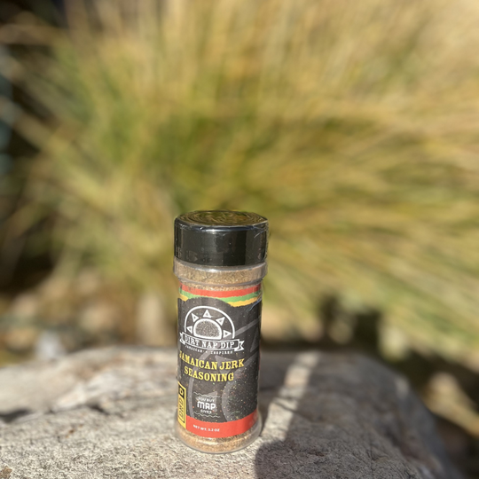 Jamaican Jerk Seasoning | 3.2 oz. | Dirt Nap Dip | Nebraska Seasoning | You Buy, We Give 100% | Great As A Dry Rub or Marinade | Well-Suited for Chicken, Pork, Beef, Veggies | Locally Sourced Ingredients | All Natural Ingredients