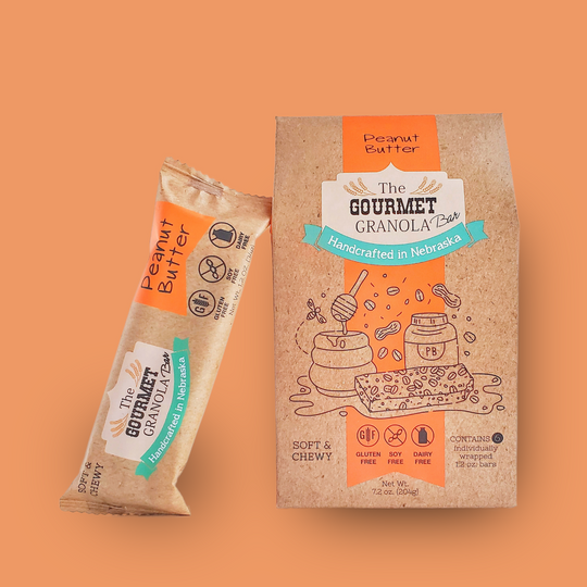 Peanut Butter Granola Bars | The Gourmet Granola