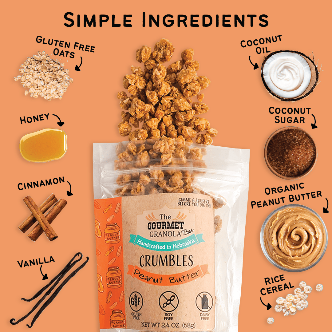 Crumbles Variety Pack -  Top 4 flavors | The Gourmet Granola