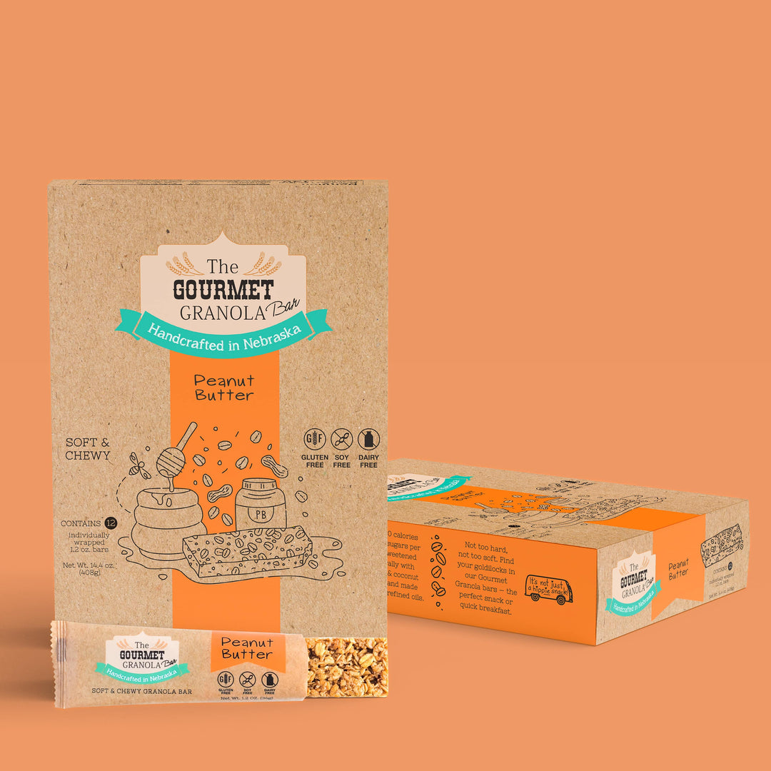 Peanut Butter Granola Bars | The Gourmet Granola