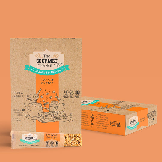 Peanut Butter Granola Bars | The Gourmet Granola