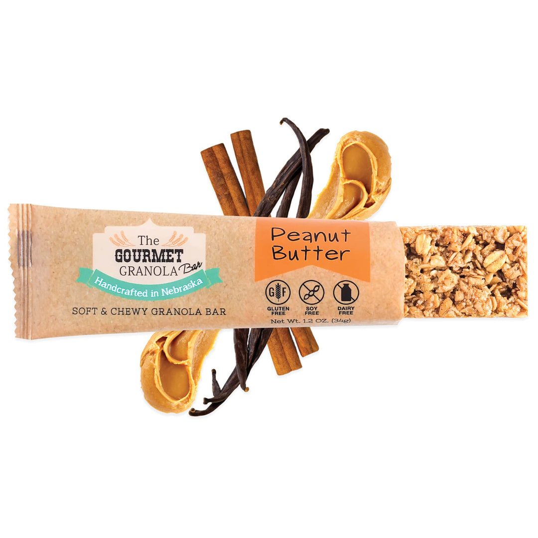 Peanut Butter Granola Bars | The Gourmet Granola