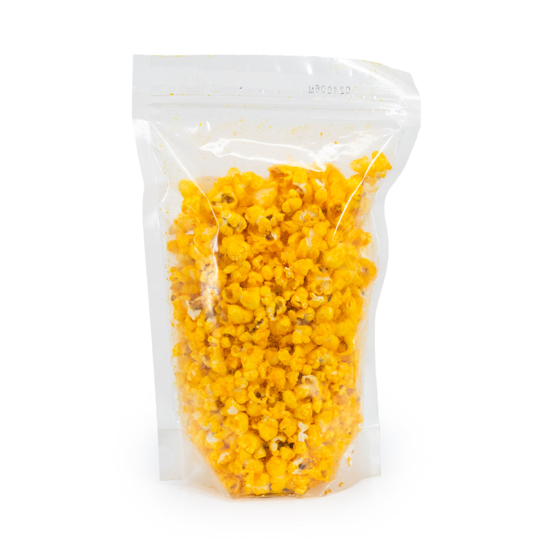 Cheddar Popcorn | 3 oz. | 3 Pack | Creamy Cheese Coating | Pop Corner | Made in North Platte, NE