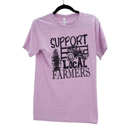 Support Local Farmers T-Shirt | Multiple Colors & Sizes | NE Farming Pride | Soft, Breathable Material | Pretty and Fabulous