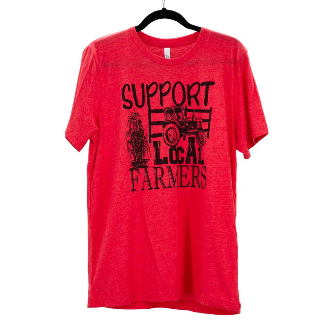 Support Local Farmers T-Shirt | Multiple Colors & Sizes | NE Farming Pride | Soft, Breathable Material | Pretty and Fabulous