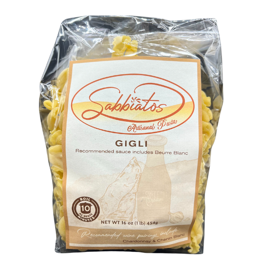 Hand Made Italian Based Artisan Pasta | Gigli Spiral Noodles | Made in Small Batches | Cooks in Under 10 Minutes