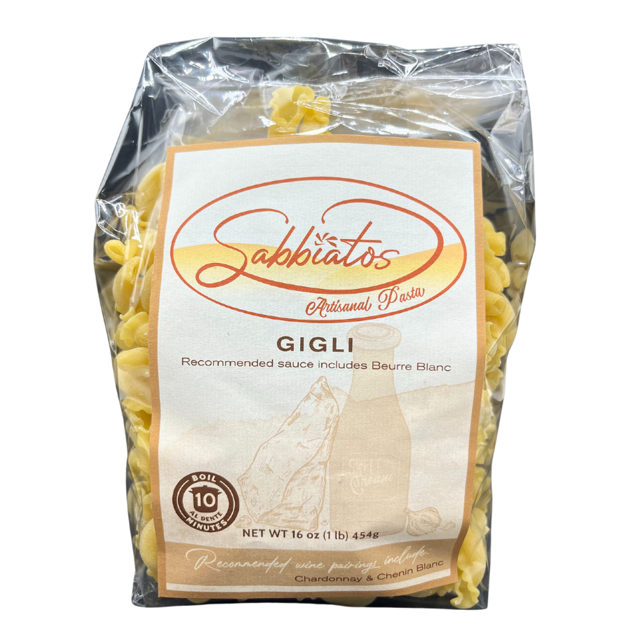 Hand Made Italian Based Artisan Pasta | Gigli Spiral Noodles | Made in Small Batches | Cooks in Under 10 Minutes | Pack of 3 | Shipping Included