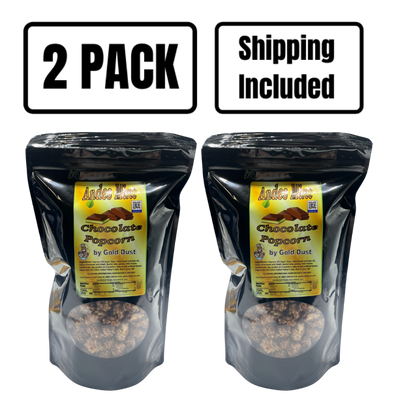 Mint Chocolate Covered Popcorn | 6 oz. Bag | 2 Pack | Minty, Sweet, and Salty Flavor | Mint Lovers' Favorite Snack |  Made With Rich, Creamy Chocolate | Freshly Popped | Sweet Popcorn Treat | Nebraska Popcorn | Shipping Included