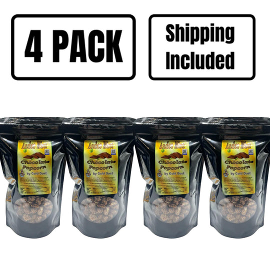 Mint Chocolate Covered Popcorn | 6 oz. Bag | 4 Pack | Minty, Sweet, and Salty Blend | Perfect For Mint Lovers | Freshly Popped Popcorn Kernels | Nebraska Popcorn | Shipping Included