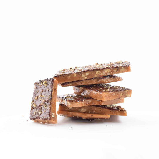Pecan English Toffee | Multiple Sizes | Lulubee Artisanal Chocolates