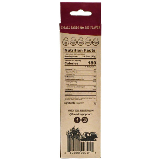 Popping Ear | Yellow Un-Popped Popcorn | Pack of 6 | Non-GMO | Free Day Popcorn