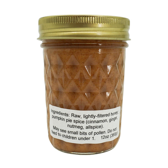 SALE | Pumpkin Spice Creamed Honey | 12 oz | Lance Honey Farms