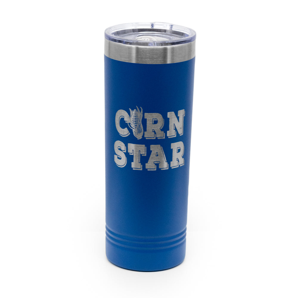 Blue 22 oz. Corn Star Tumbler