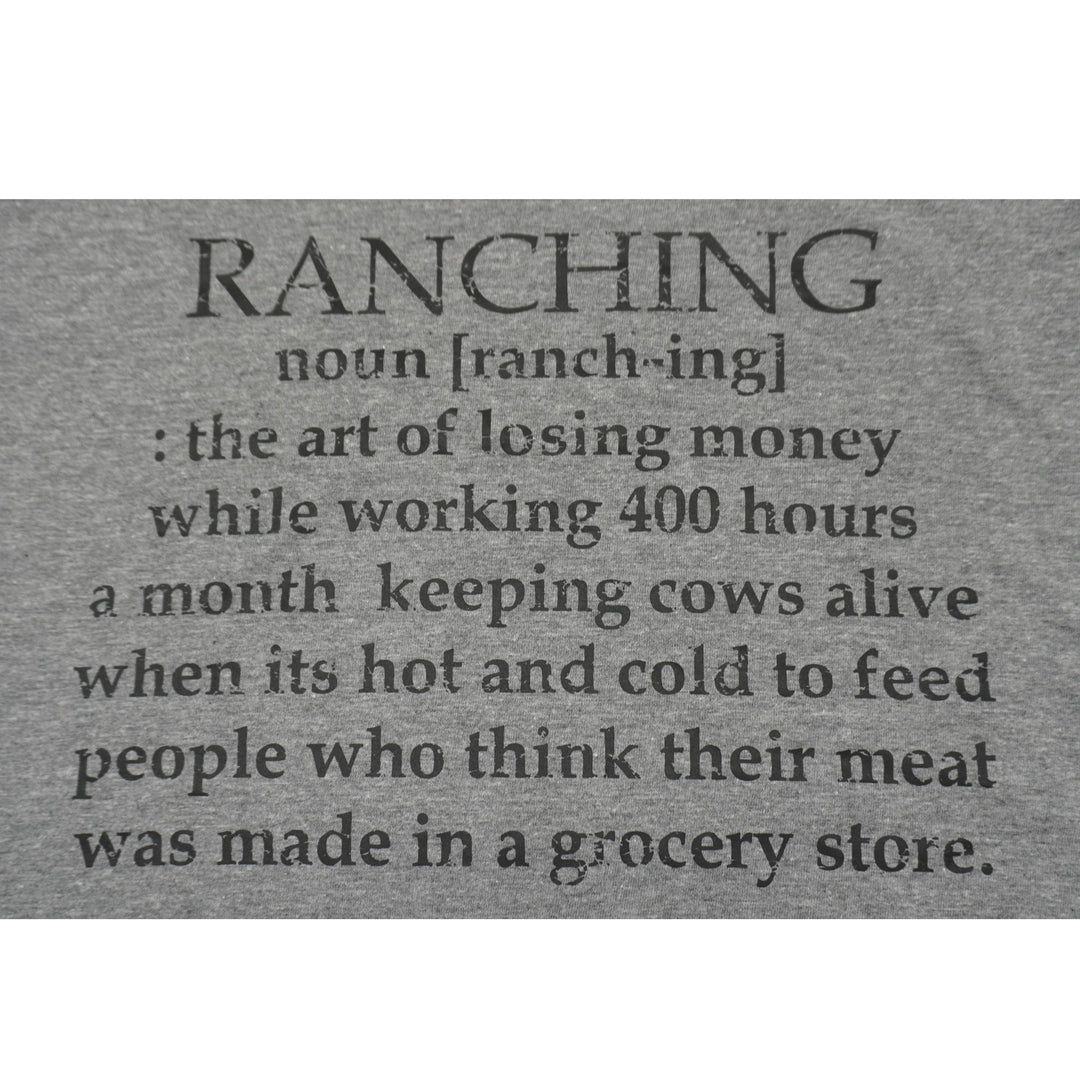 Ranching Noun T-Shirt | Heather Steel Blue | Multiple Sizes | Pretty & Fabulous