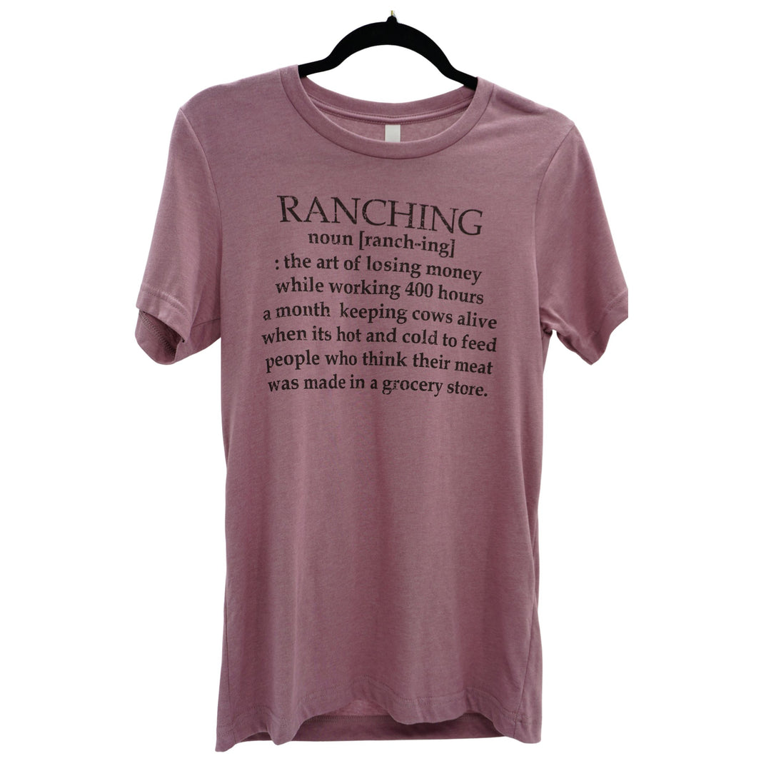 Ranching Noun T-Shirt | Heather Steel Blue | Multiple Sizes | Pretty & Fabulous