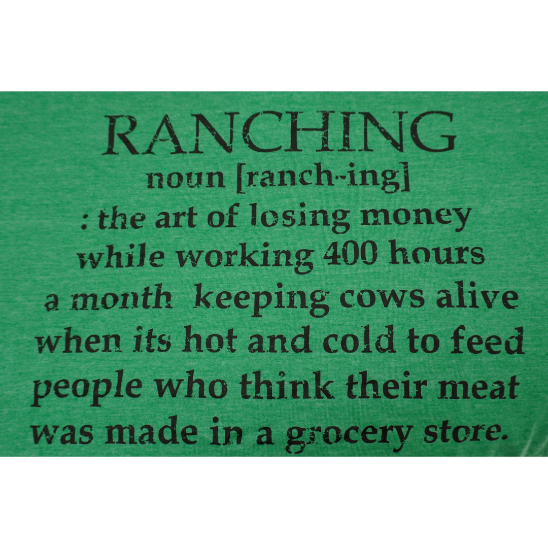 Ranching Noun T-Shirt | Heather Steel Blue | Multiple Sizes | Pretty & Fabulous