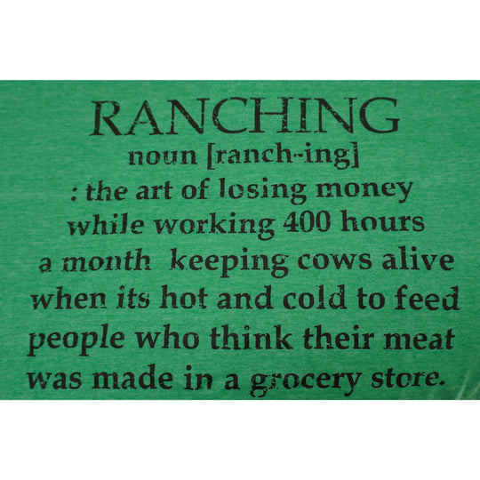 Ranching Noun T-Shirt | Heather Steel Blue | Multiple Sizes | Pretty & Fabulous