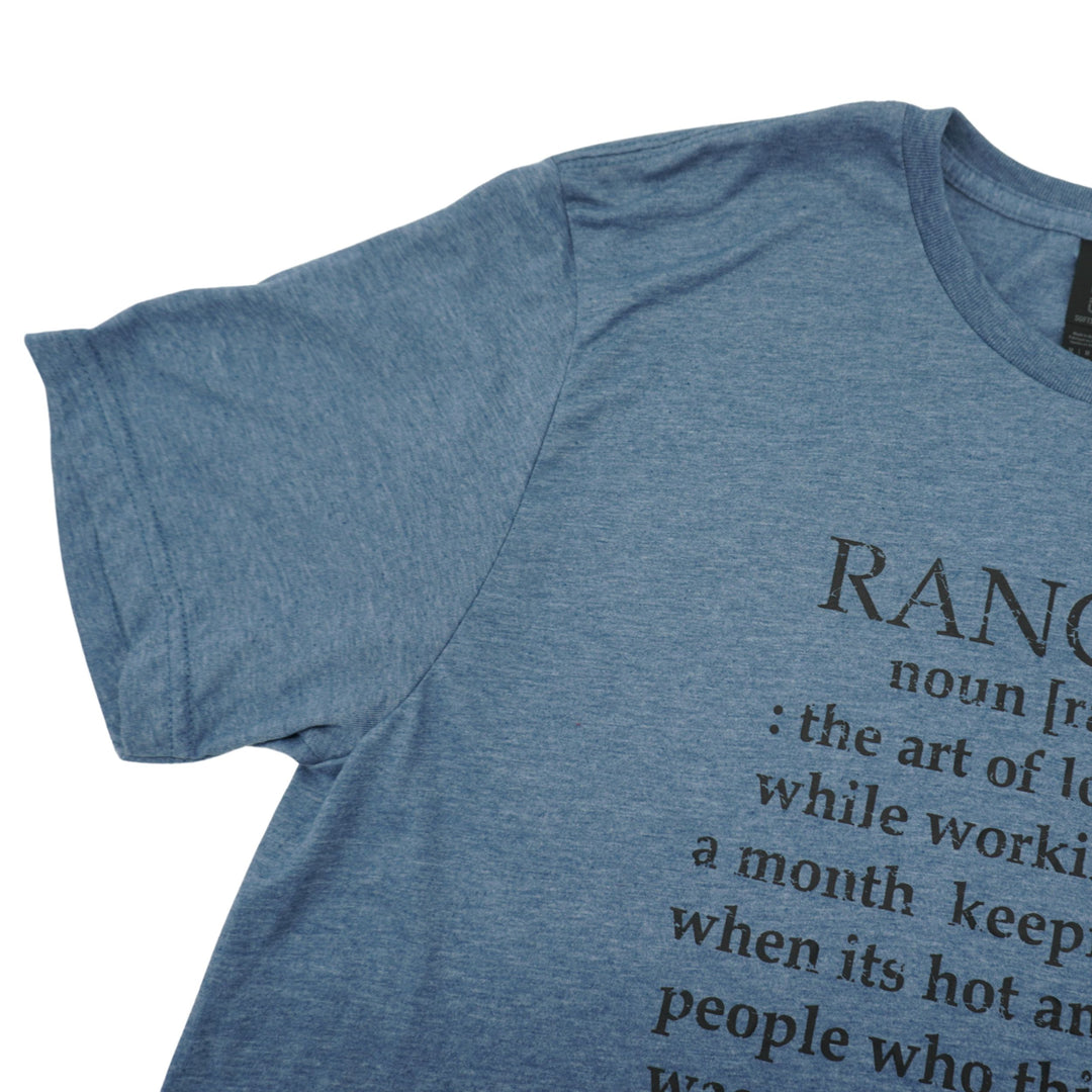 Ranching Noun T-Shirt | Heather Steel Blue | Multiple Sizes | Pretty & Fabulous