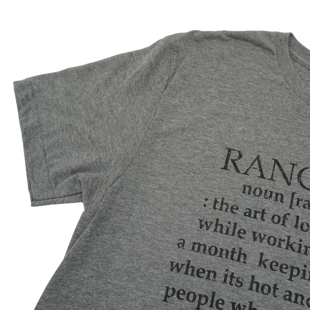 Ranching Noun T-Shirt | Heather Steel Blue | Multiple Sizes | Pretty & Fabulous