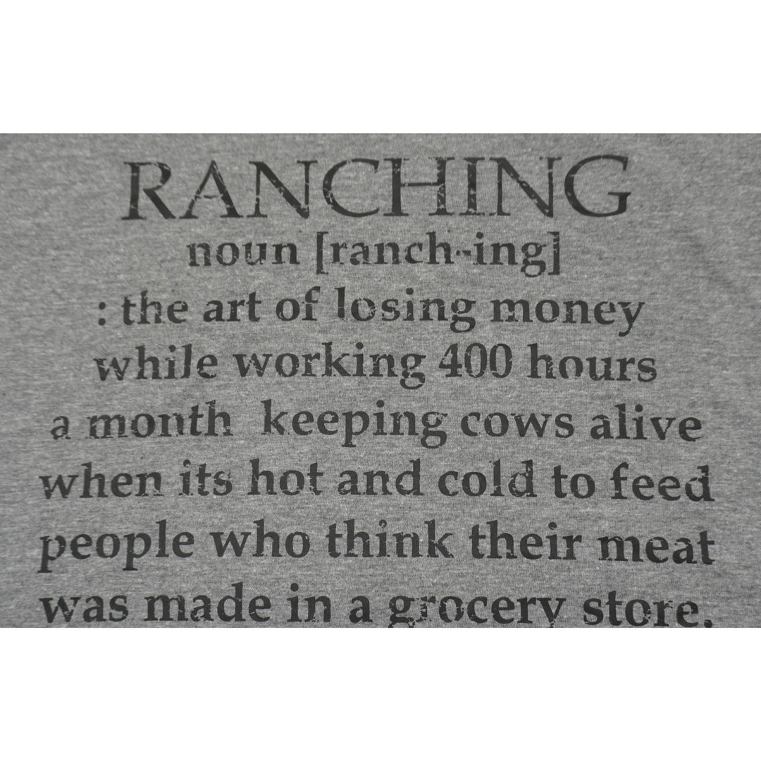 Ranching Noun T-Shirt | Heather Steel Blue | Multiple Sizes | Pretty & Fabulous