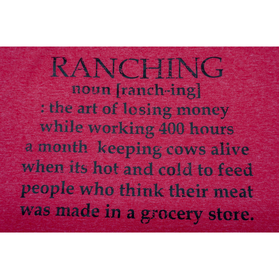Ranching Noun T-Shirt | Heather Steel Blue | Multiple Sizes | Pretty & Fabulous