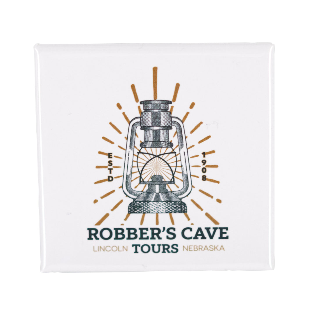 White Robber's Cave Magnet