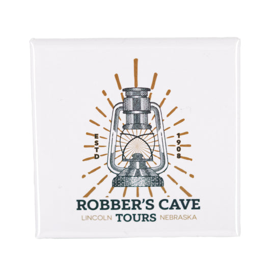 White Robber's Cave Magnet