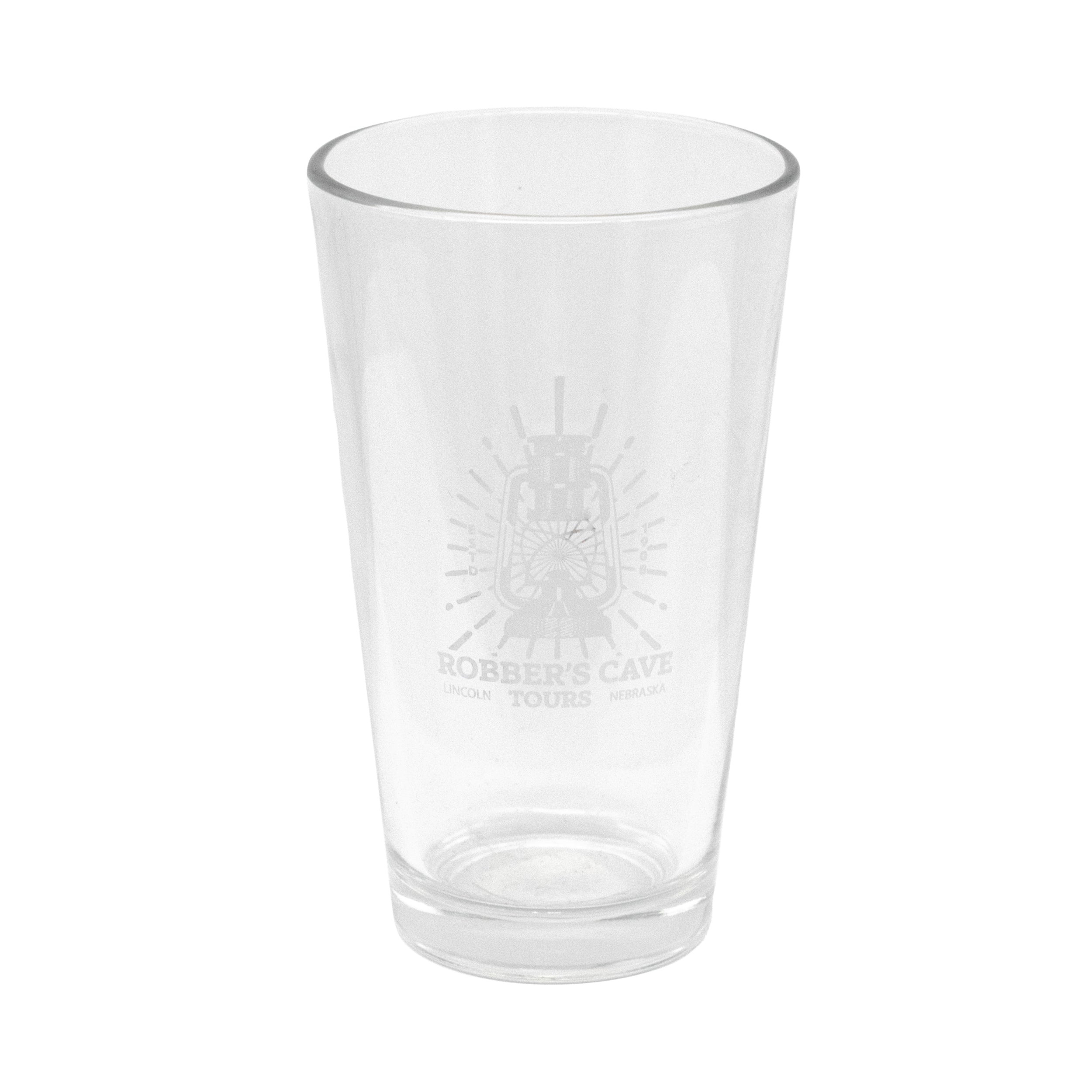 Robber's Cave Pint Glass 