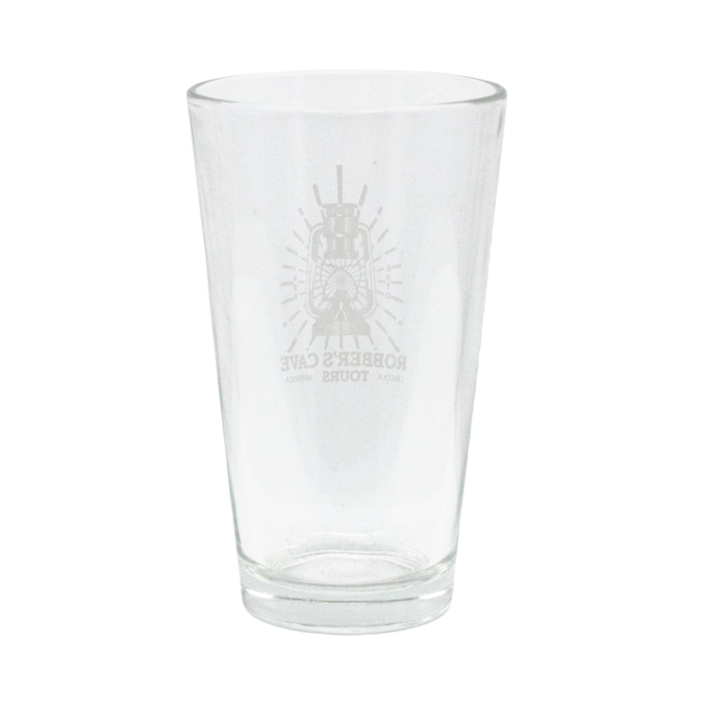 Robber's Cave Etched Pint Glass