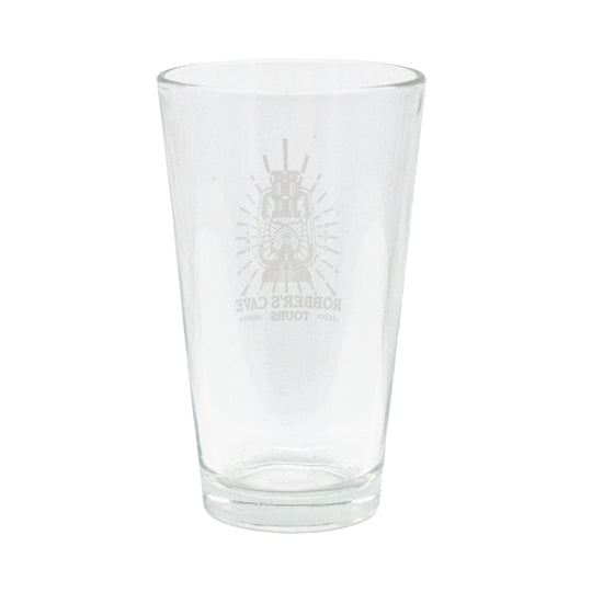 Robber's Cave Etched Pint Glass