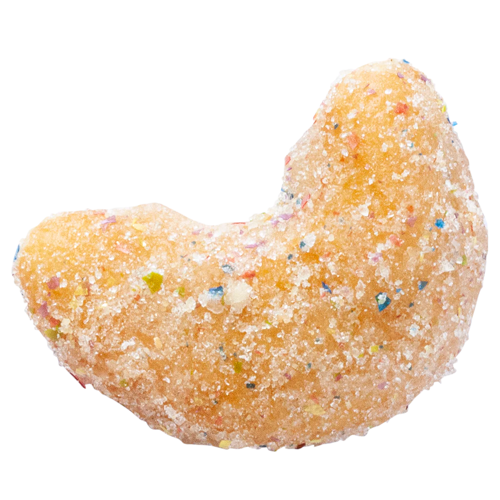 Sugar Cookie Confetti Cashews | 4 oz. | Melt-In-Your-Mouth Sugar Cookie Flavor | Dusted With Rainbow Sprinkles | Premium Buttery Cashews | Ultimate Snack | Award-Winning