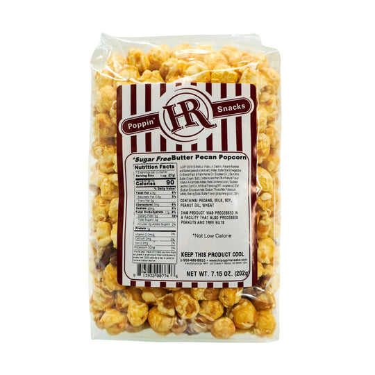 Sugar Free Butter Pecan Popcorn | HR Poppin' Snacks