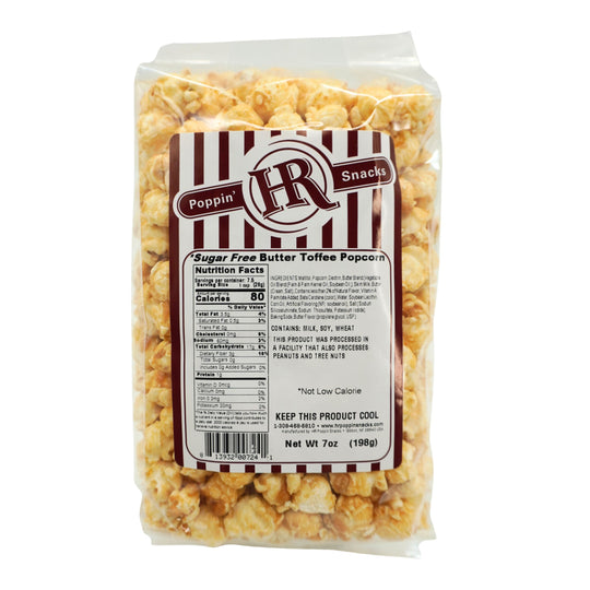 Sugar Free Butter Toffee Popcorn | HR Poppin' Snacks