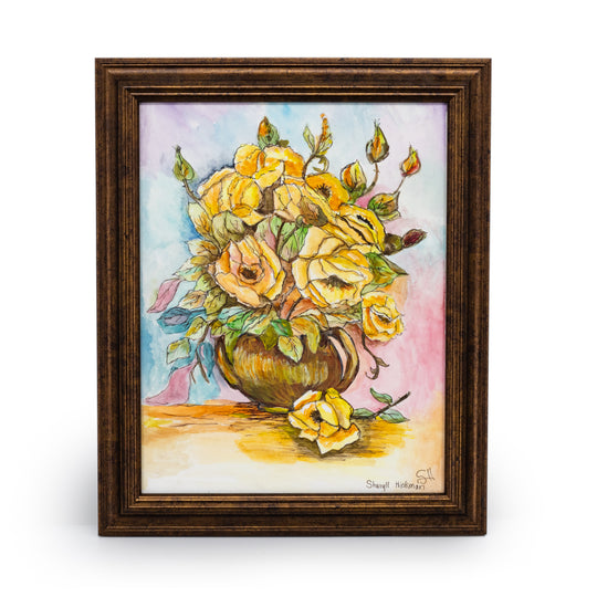 Yellow Roses Painting